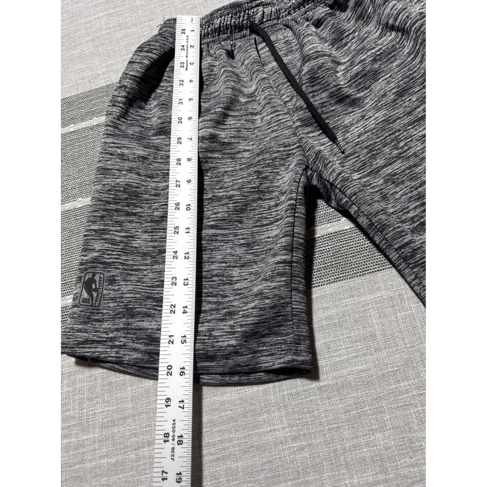 NBA Kids Athletic Shorts Gray Heathered Size Medium M Boys Girls Basketball